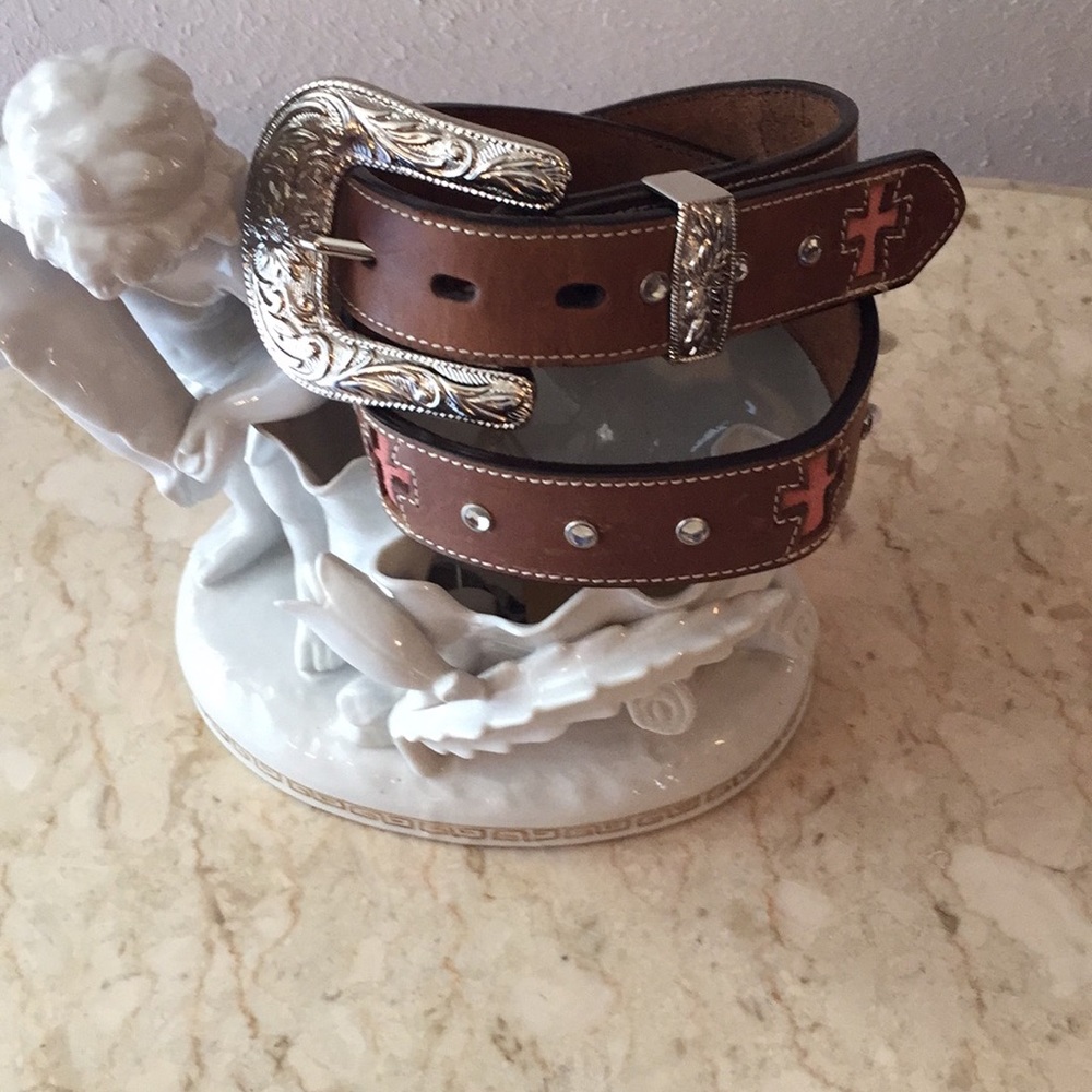 💃💥Dale💃💥3D Blinged Out Western Leather Belt